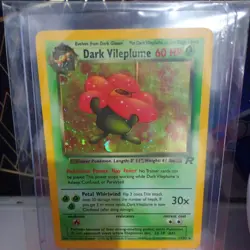 Pokemon Card Dark Vileplume Holo 13/82 Team Rocket WOTC LP - Image 1