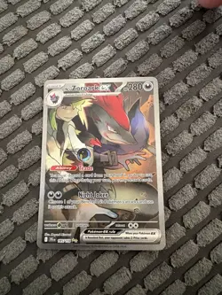 Pokemon TCG N's Zoroark EX Journey Together Half Art Holo Card 185/159 - Image 1