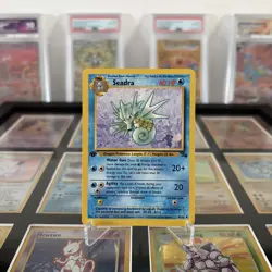 Seadra 1st Edition 42/62 Fossil Uncommon 1999 Vintage Pokemon Card - Image 2