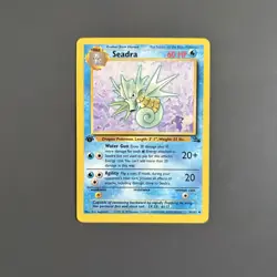 Seadra 1st Edition 42/62 Fossil Uncommon 1999 Vintage Pokemon Card - Image 4