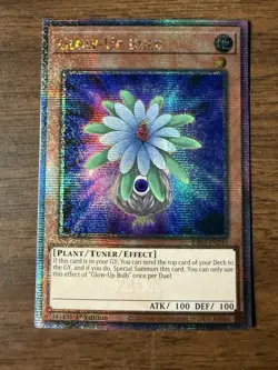 Yugioh Glow-Up Bulb - RA03-EN245 - Quarter Century Secret Rare Near Mint - Image 1