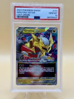 Pokemon TCG Giratina VSTAR 131/196 Lost Origin Holo Ultra Rare PSA 10 - Image 1