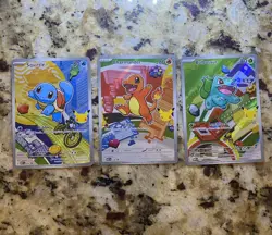 Pokemon TCG First Partner Illustration Collection Series 1 Kanto GEN 1 Starters - Image 1