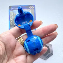 Bakugan Battle Planet Blue AQUOS FANGZOR Figure B600 Card And 2 Bakucores AS IS - Image 3