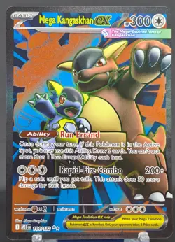 Pokemon Mega Kangaskhan ex #164/132 English Mega Evolution Ultra Rare Full Art - Image 1