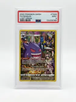Gengar TG06/TG30 Lost Origin Pokemon PSA 9 - Image 1