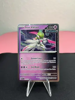 Iron Valiant - (Cosmos Holo) 079/162 Pokemon Temporal Forces Promo - NM - Image 1