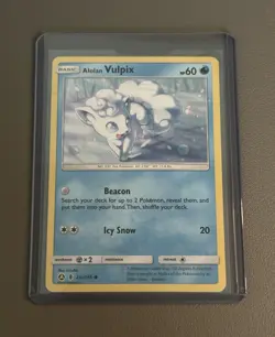 Pokemon TCG Alolan Vulpix Promo Alternate Art Holo 021A/145 NM - Image 1