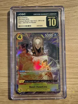 CGC Pristine 10 Basil Hawkins Alt Art Parallel One Piece. Free UK Delivery - Image 1