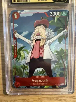 Pristine 10 CGC Vegapunk Ex Gear From One Piece. Free UK Delivery - Image 1