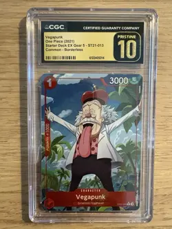 Pristine 10 CGC Vegapunk Ex Gear From One Piece. Free UK Delivery - Image 2