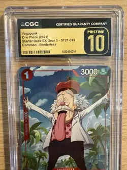 Pristine 10 CGC Vegapunk Ex Gear From One Piece. Free UK Delivery - Image 3