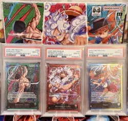 One Piece Luffy, Zoro, Nami Sequential Psa 10 - Learn Together Deck Set English - Image 1