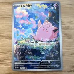 The Pokemon Company Pokemon TCG Lillie's Clefairy ex SV09 SIR Holo 184/159 - Image 1