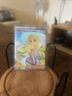 Pokemon TCG - Lillie's Determination Holo Card - 184/132 Mega Evolution SIR - NM - Image 1
