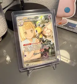 Pokemon TCG Lillie's Ribombee 164/159 Illustration Rare Holo - Image 1