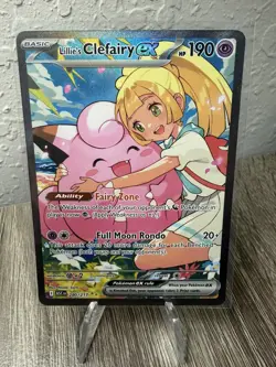Pokemon TCG Lillie's Clefairy ex 280/217 ASC Ascended Heroes Secret Rare Holo EN - Image 1