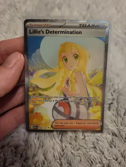 Pokemon TCG Lillie's Determination Holo Card 184/132 Mega Evolution Sir - Image 1