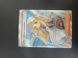 Lillie's Determination 169/132 Pokemon TCG Mega Evolution Ultra Rare Holo NM - Image 1