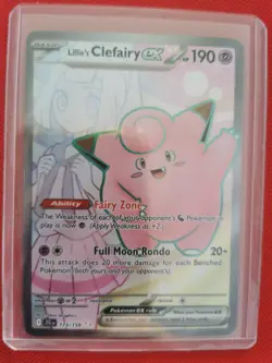 Lillie's Clefairy ex 173/159 Sv09: Journey Together Holo Full Art Pokemon TCG - Image 1