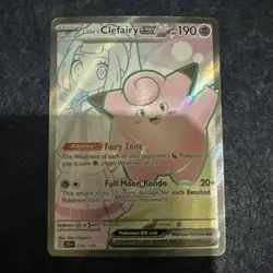 Lillie's Clefairy EX 173/159 Sv09: Journey Together Ultra Rare Holo Pokemon TCG - Image 1