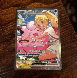Pokemon TCG Lillie's Clefairy ex 280/217 SIR Full Art Holo English 190HP - Image 1