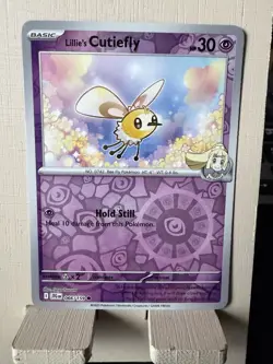 Pokemon TCG Lillie's Cutiefly 066/159 Journey Together Reverse Holo Card - Image 1