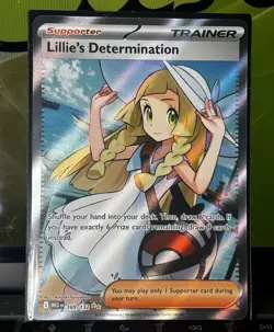 Pokemon TCG Lillie's Determination 169/132 Trainer Supporter Full Art Holo - Image 1
