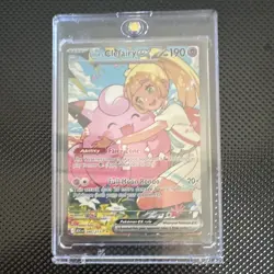 Pokemon TCG Lillie's Clefairy ex 184/159 Sv09 SIR Full Art Holo 190 HP - Image 1