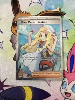 Lillie's Determination 169/132 Mega Evolution Holo Pokemon Tcg - Image 1