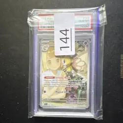 Pokemon TCG Lillie's Ribombee 164/159 Sv09 Journey Together IR Holo PSA 10 - Image 1