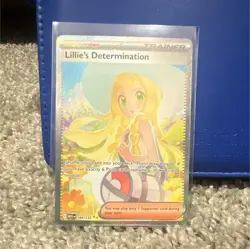 Pokemon TCG Lillie's Determination 184/132 Guardians Rising Full Art Holo UR - Image 1