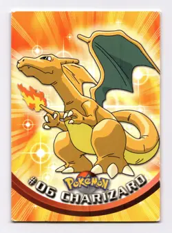 Charizard Pokemon 1999 Topps TV 6 LP - Image 1