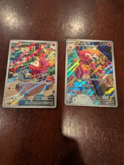 Pokemon cards fuecoco and crocalor fullart shiny ungraded cards - Image 1