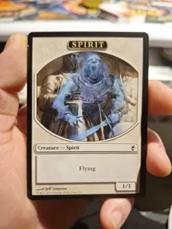 MTG Spirit Creature Card – Flying – 1/9 – 2014 – Ultra PRO – EUC - Image 1