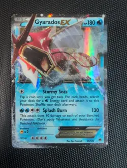 Gyarados EX 26/122 XY BREAKpoint Holo Rare 2016 English Pokemon Card TCG - Image 1