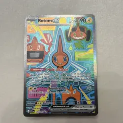 Rotom EX 126/094 Me02: Phantasmal Flames Holo Pokemon Card - Image 1