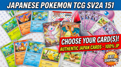 JAPANESE POKEMON TRADING CARD GAME TCG SV2A 151 - CHOOSE YOUR CARD(S) JPN JP!!!! - Image 1