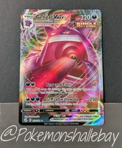 Gengar VMAX 157/264 - Fusion Strike *NM* Holo Rare Pokemon Card - Image 1
