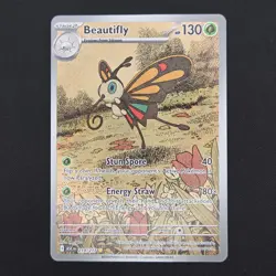 Pokemon TCG Card Beautifly 219/217 Ascended Heroes Illustration Rare - NM - Image 1