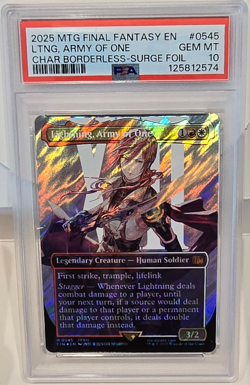 Magic the Gathering - Final Fantasy - Lightning Army of One #545 Surge - PSA 10 - Image 1