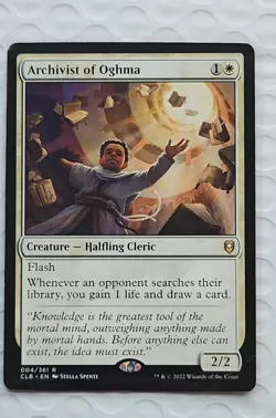 Archivist of Oghma , Regular, Magic the Gathering, MTG **NEW** - Image 2