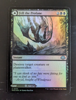 FOIL Fell the Profane • NM • Modern Horizons 3 (MH3) • MTG - Image 1