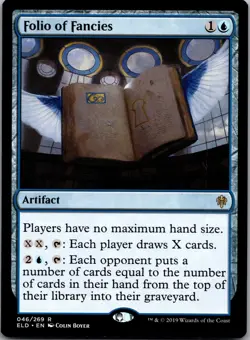 Folio of Fancies 46 Rare Throne of Eldraine Magic: The Gathering Lightly Played - Image 1