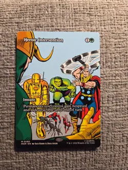 HEROIC INTERVENTION ~ NM ~ MTG 0080 MAR Marvel Universe BORDERLESS - Image 1
