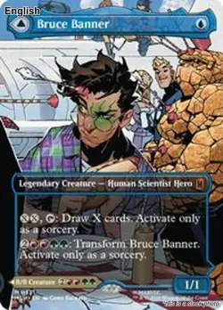 (Preorder) Bruce Banner (Borderless) (0331) EN [MSH - 331] - NM TCG MTG - Image 1