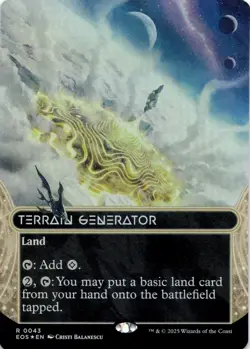 Terrain Generator (FOIL) EOS 43 Edge of Eternities Magic: The Gathering NM - Image 1