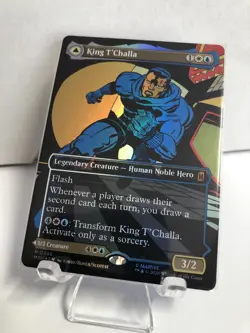King T'Challa Black Panther, Hope Enduring (0399) - Foil - Borderless M MT - Image 1
