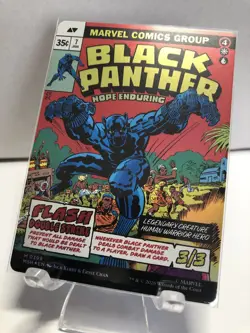 King T'Challa Black Panther, Hope Enduring (0399) - Foil - Borderless M MT - Image 2