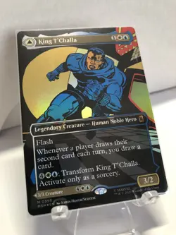 King T'Challa Black Panther, Hope Enduring (0399) - Foil - Borderless M MT - Image 3